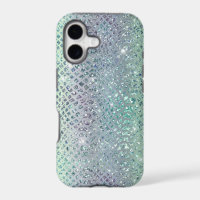 Glam Sparkly Diamond Snakeskin Pattern