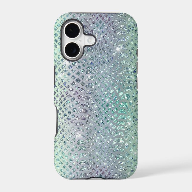 Glam Sparkly Diamond Snakeskin Pattern (Back)