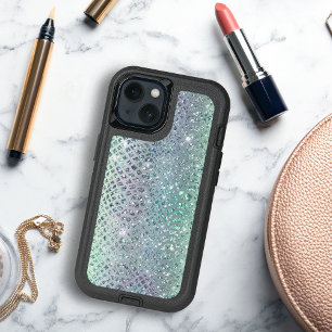 Glam Sparkly Diamond Snakeskin Pattern