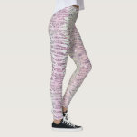 Glam Sparkly Pink Diamond Tiger Stripes Leggings<br><div class="desc">This chic design features a digital image made up of sparkly iridescent diamond chips arranged in a pattern imitating tiger stripes in shimmering shades of pink and purple.</div>