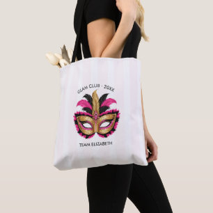 Glam Team Bride Las Vegas Showgirl Bachelorette Tote Bag