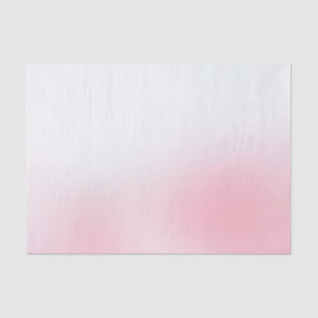 Glam Unicorn Pink White Birthday Tissue Paper (Front)