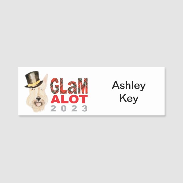 GLaMalot 2023 Name Tag (Front)