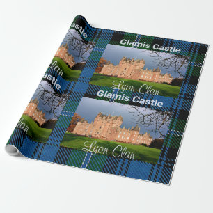 Glamis Castle - Lyon Family Home, Scottish Tartan Wrapping Paper