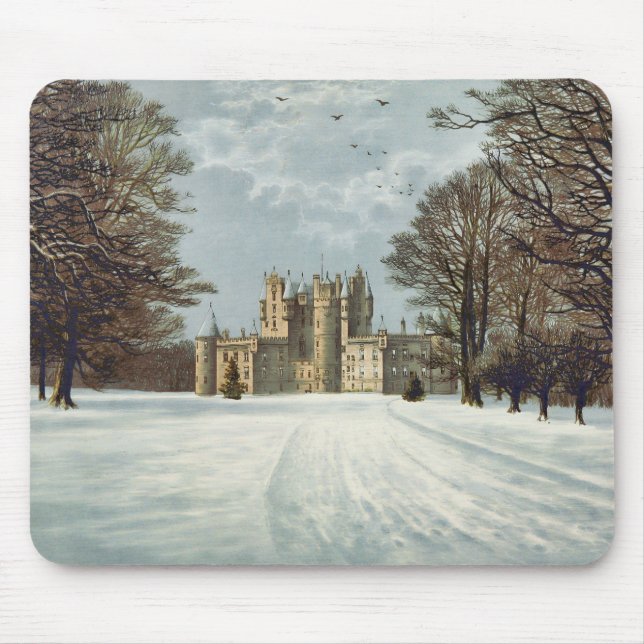 Glamis Castle Scotland Mouse Mat (Front)