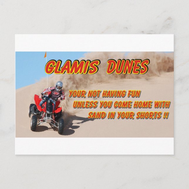 GLAMIS DUNES POSTCARD (Front)