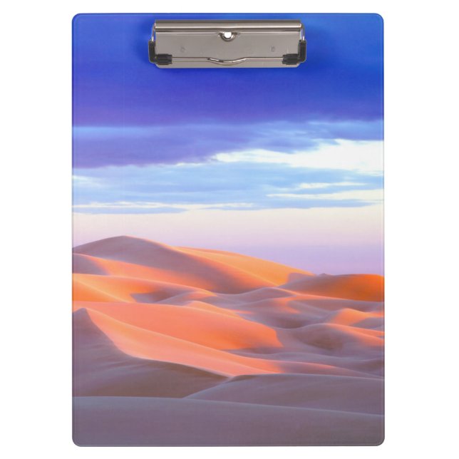 Glamis Sand Dunes at sunset Clipboard (Front)