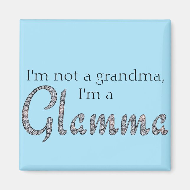 Glamma bling magnet (Front)
