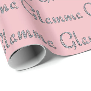 Glamma bling wrapping paper
