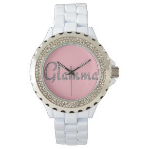 Glamma bling wristwatch