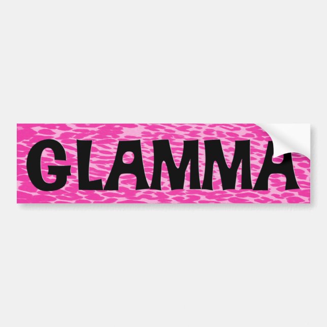 Glamma Bumper Sticker (Front)
