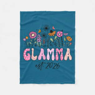 Glamma Est Pink Wildflower Promoted Design Fleece Blanket