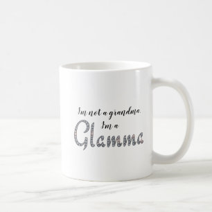Glamma faux-bling rhinestones design coffee mug