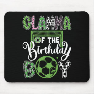 Glamma Of The Birthday Boy Soccer Player Birthday Mouse Mat