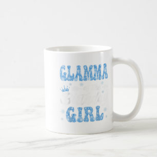 Glamma Of The Birthday Girl Snowflakes Winter Chri Coffee Mug