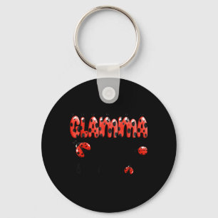 Glamma of The Little Lady Birthday Girl Ladybug Key Ring