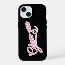 Glamma white/pink on black