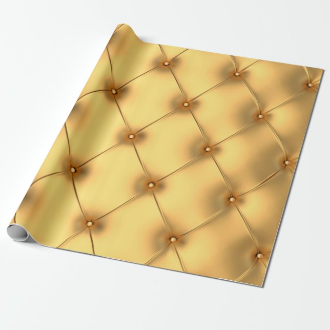 Glamor golden  interior decorating background wrapping paper (Unrolled)