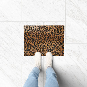 Glamoratti Leopard Print Welcome Mat