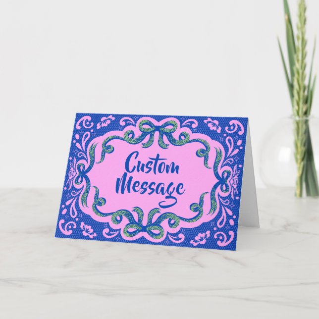 Glamorous Greetings Card (Front)