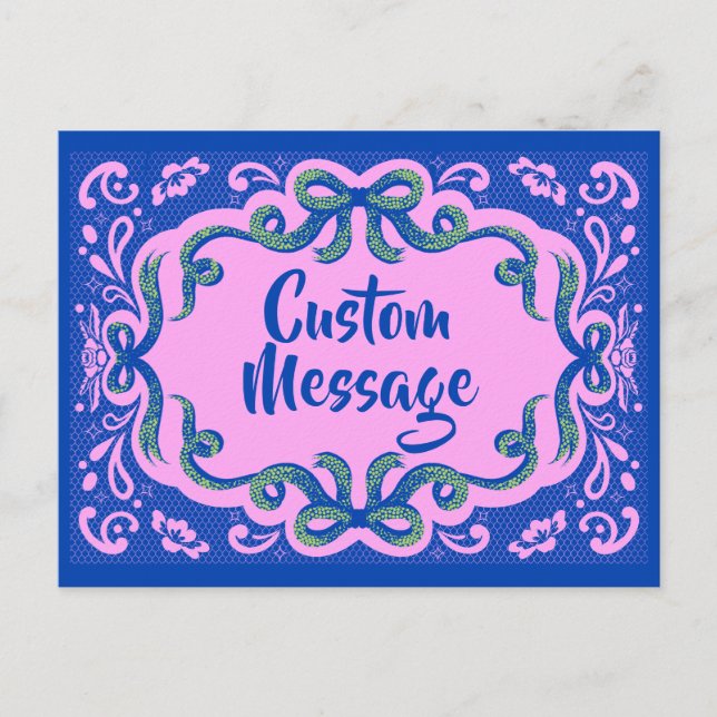 Glamorous Greetings Postcard (Front)
