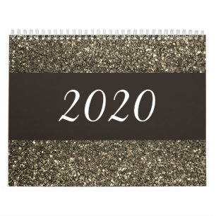 Glamorous inspirational calendar