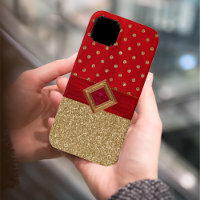 Glamorous Red and Gold Glittery