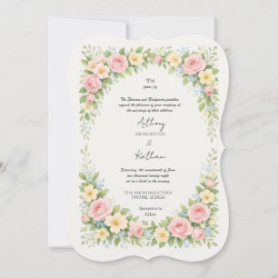 Glamorous Regency Garden Wedding by Bridgerton Invitation