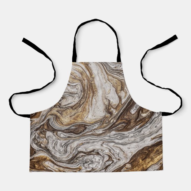 glamour 001 liquid brown colours apron (Front)