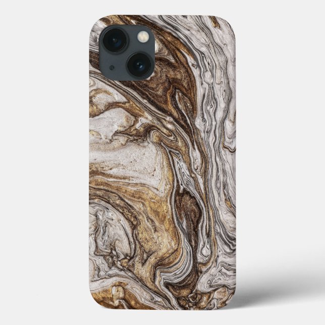 glamour 001 liquid brown colours Case-Mate iPhone case (Back)