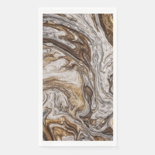 glamour 001 liquid brown colours napkin