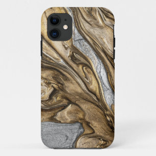 glamour 002 liquid brown colours iPhone 11 case