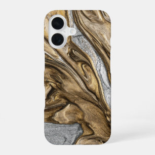 glamour 002 liquid brown colours iPhone 16 case