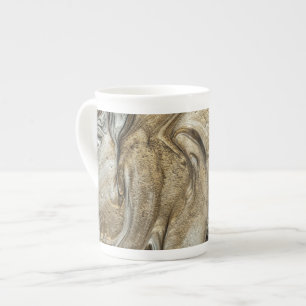 glamour 003 liquid brown colours bone china mug