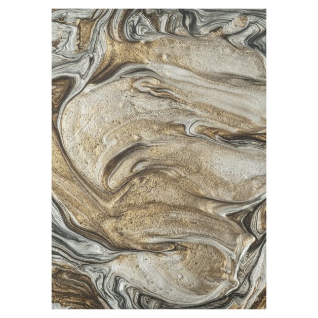glamour 003 liquid brown colours tablecloth (Front)