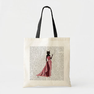 Glamour Cat in Pink 2 Tote Bag