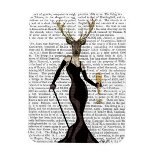 Glamour Deer in Black Magnet