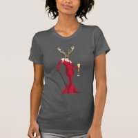 Glamour Deer in Red