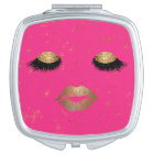 Glamour Eyes and Lips Compact Mirror