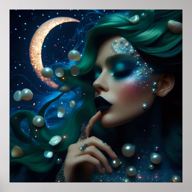 Glamour fashion luxury fantasy fairytale photo poster (Front)