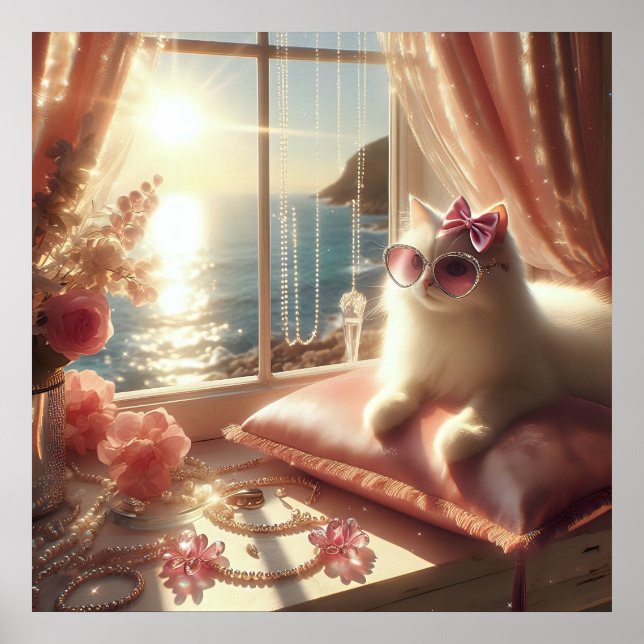 Glamour fashion luxury lifestyle photo poster (Front)