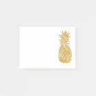 glamour faux gold foil pineapple