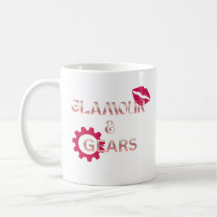 Glamour & Gears Feminine Mechanics Humour Coffee Mug