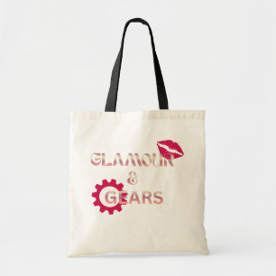 Glamour & Gears Feminine Mechanics Humour Tote Bag