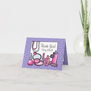 Glamour Girl Birthday (pd) Thank You Card