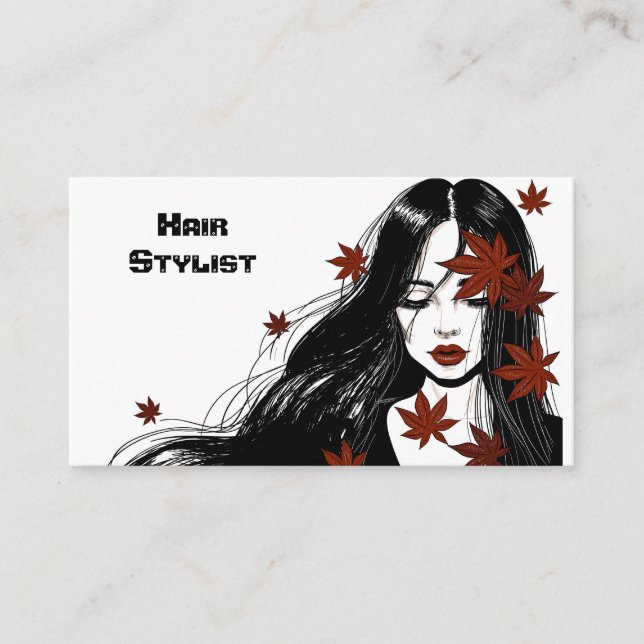 Glamour Girl Business Card (Front)