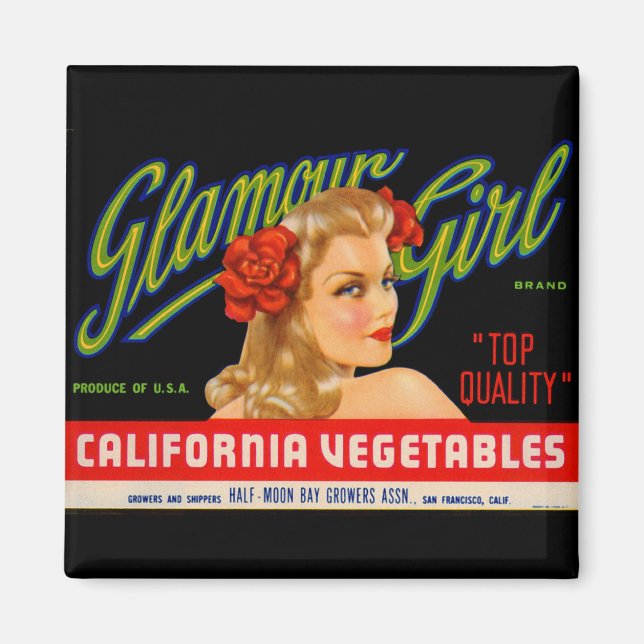 Glamour Girl Magnet (Front)