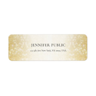 Glamour Gold Glitter Modern Elegant Template