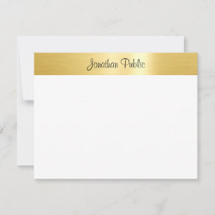 Glamour Gold Template Handwritten Script Name