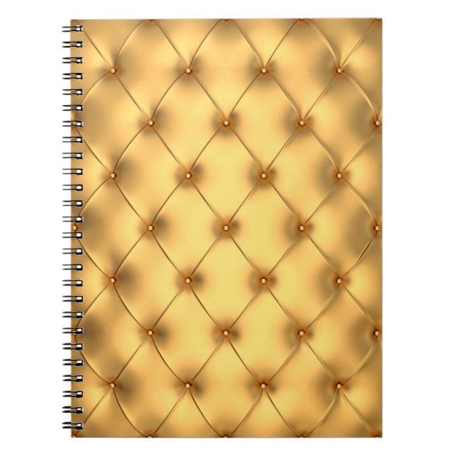 Glamour golden  interior decorating background notebook (Front)